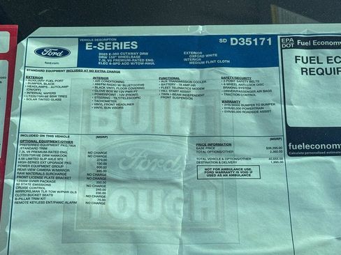 New 2025 Ford E-350 and Econoline 350 Super Duty w/ Power Equipment Group RWD image 11