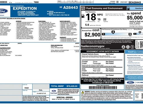 Used 2025 Ford Expedition Platinum AWD/4WD image 4