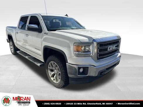 Used 2015 GMC Sierra 1500 SLT w/ SLT Crew Cab Value Package AWD/4WD image 4