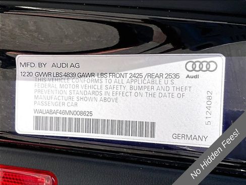 Used 2021 Audi A4 2.0T Premium w/ Convenience Package AWD/4WD image 29