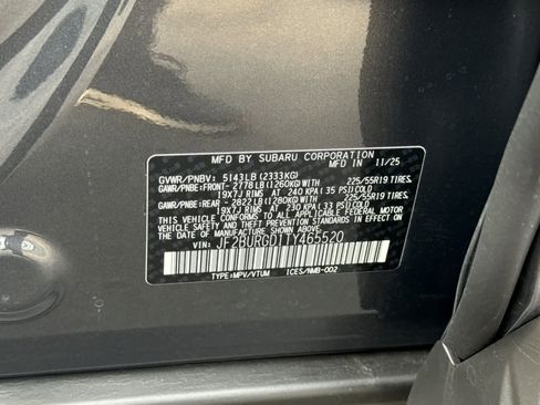 New 2026 Subaru Outback Limited XT image 23