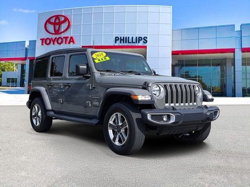 Used 2018 Jeep Wrangler Unlimited Sahara image 1