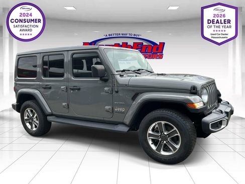 Used 2021 Jeep Wrangler Unlimited Sahara w/ Cold Weather Group AWD/4WD image 1