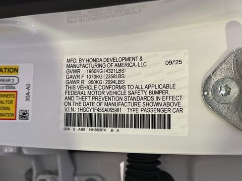 New 2025 Honda Accord SE image 28