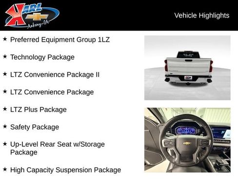 Certified 2025 Chevrolet Silverado 1500 LTZ w/ Technology Package AWD/4WD image 2