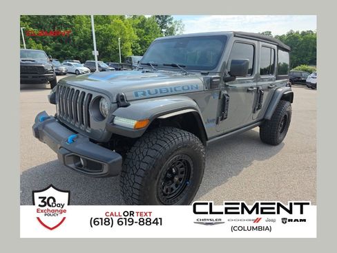 Used 2021 Jeep Wrangler Unlimited Rubicon 4xe w/ Cold Weather Group AWD/4WD image 1