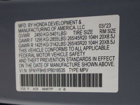 Used 2023 Honda Passport EX-L image 55