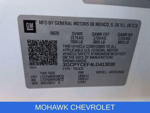Used 2020 Chevrolet Silverado 1500 Custom Trail Boss w/ Custom Convenience Package AWD/4WD image 33