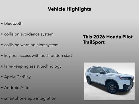 New 2026 Honda Pilot TrailSport image 10