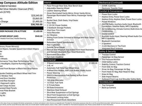 Used 2019 Jeep Compass Altitude image 35