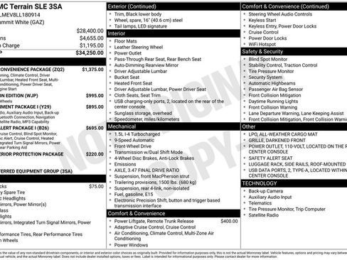 Used 2020 GMC Terrain SLE w/ Driver Convenience Package FWD image 4