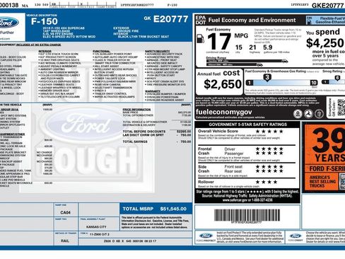 Used 2016 Ford F150 Lariat AWD/4WD image 4