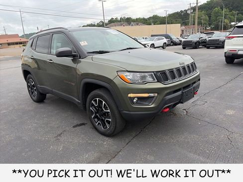Used 2021 Jeep Compass Trailhawk AWD/4WD image 1