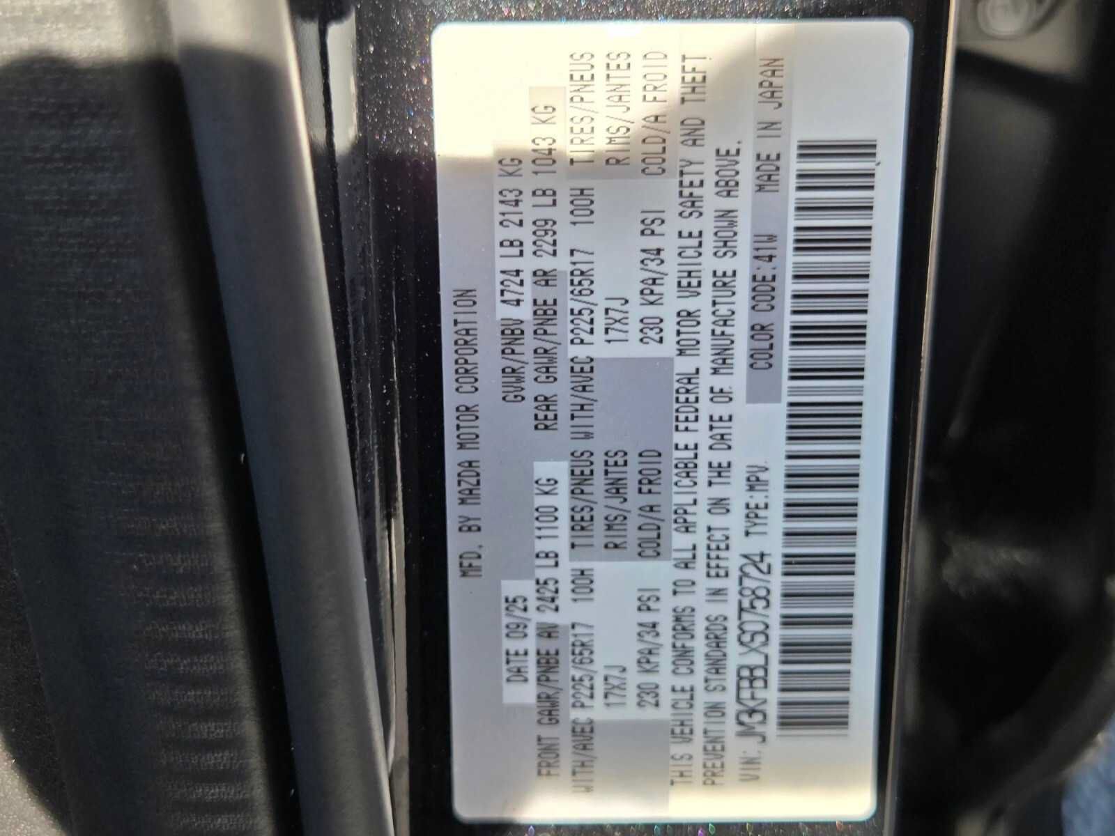 Used 2025 MAZDA CX-5 AWD 2.5 S w/ Select Package image 20