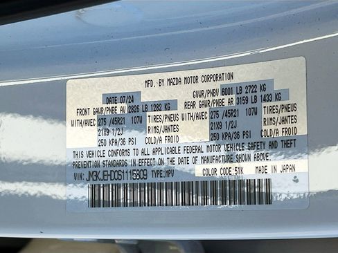 Used 2025 MAZDA CX-70 3.3 Turbo w/ Premium Plus Pkg image 36