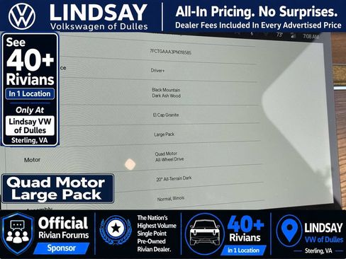 Used 2023 Rivian R1T Adventure AWD/4WD image 25