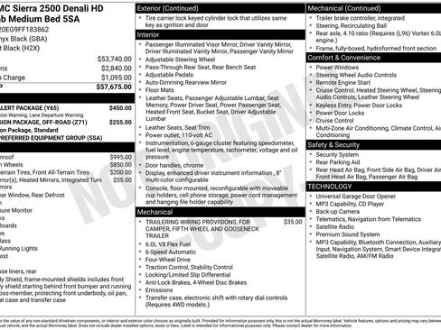 Used 2015 GMC Sierra 2500 Denali w/ Driver Alert Package AWD/4WD image 17