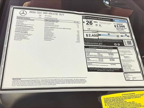 New 2026 Mercedes-Benz GLC 300 4MATIC image 18