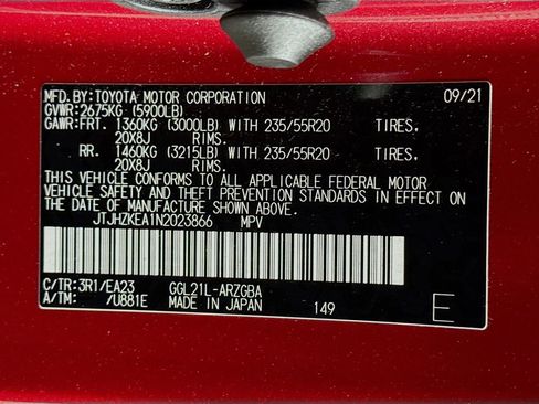 Certified 2022 Lexus RX 350L 350L image 34