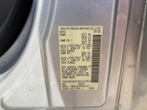 Used 2016 Nissan NV 3500 SL RWD image 20