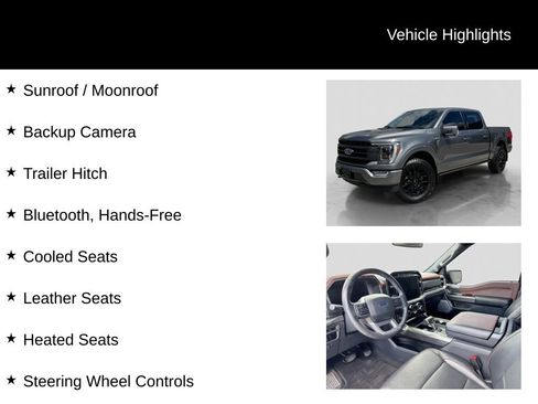 Used 2023 Ford F150 Lariat w/ Equipment Group 502A High image 16