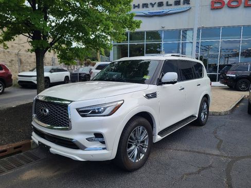 Used 2021 INFINITI QX80 Luxe w/ Cargo Package AWD/4WD image 1