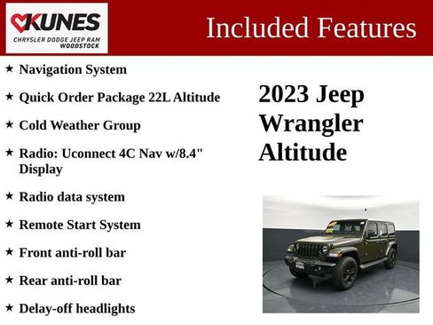 Used 2023 Jeep Wrangler Unlimited Sahara AWD/4WD image 3