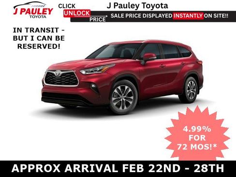 New 2026 Toyota Highlander XLE image 1