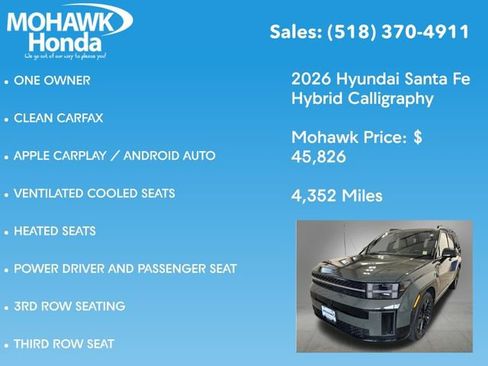 Used 2026 Hyundai Santa Fe Calligraphy AWD/4WD image 14