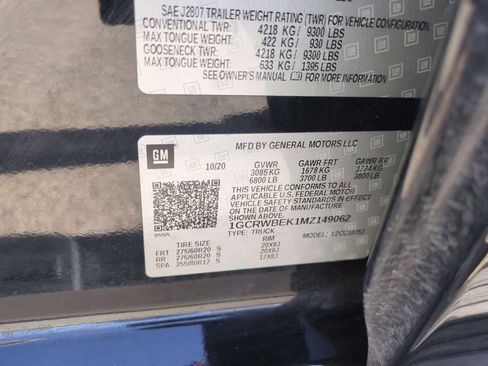 Used 2021 Chevrolet Silverado 1500 Custom w/ LPO, Dark Essentials Package image 32