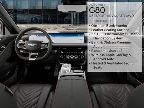 New 2025 Genesis G80 3.5T Sport image 17