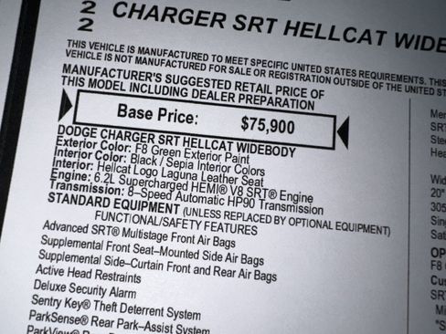 Used 2022 Dodge Charger SRT Hellcat w/ SRT Black Package image 35