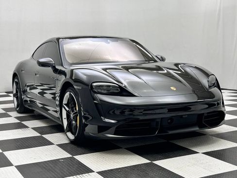 Used 2021 Porsche Taycan Turbo S AWD/4WD image 2