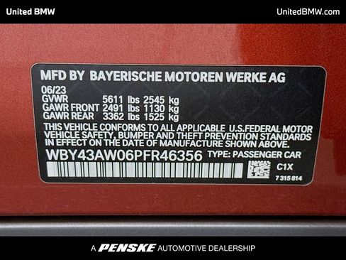 Used 2023 BMW i4 eDrive35 w/ Premium Package RWD image 15