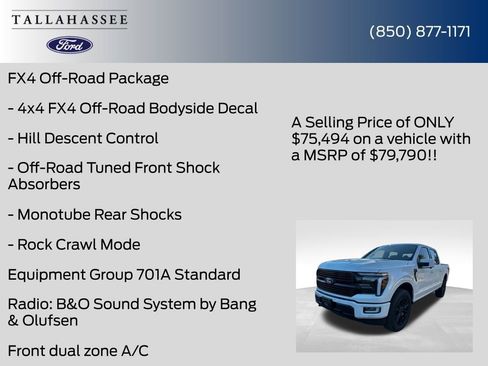 New 2025 Ford F150 Platinum w/ FX4 Off-Road Package AWD/4WD image 11