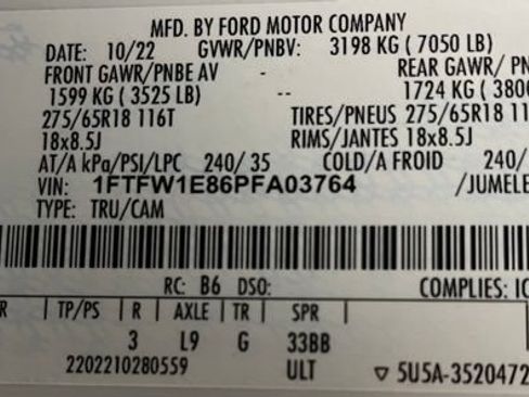 Used 2023 Ford F150 XLT w/ Equipment Group 302A High AWD/4WD image 60