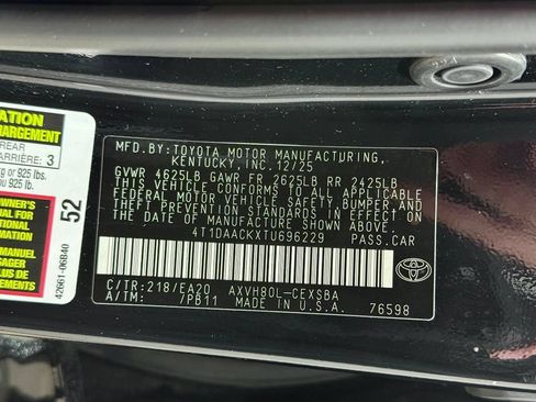 Certified 2026 Toyota Camry SE FWD image 27