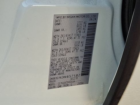 Used 2024 Nissan Frontier SV AWD/4WD image 26