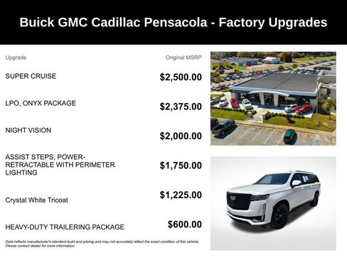 Used 2022 Cadillac Escalade ESV Sport Platinum w/ LPO, ONYX Package AWD/4WD image 4