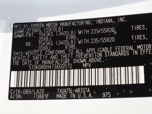 Certified 2026 Toyota Highlander Platinum AWD/4WD image 75