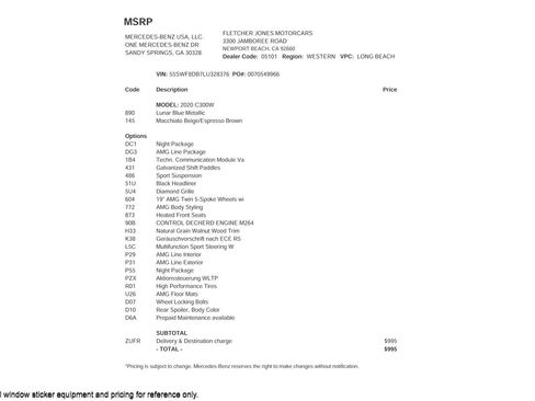 Used 2020 Mercedes-Benz C 300 Sedan image 2