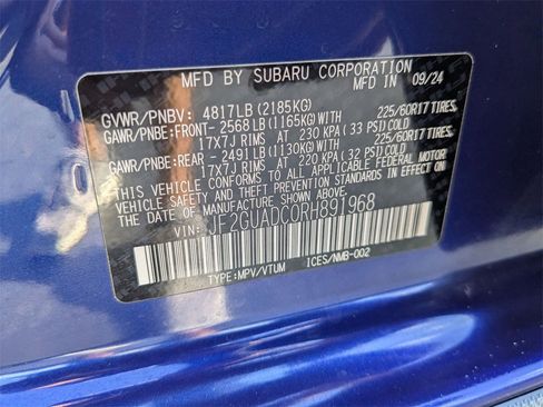 Used 2024 Subaru Crosstrek 2.0i Premium image 34