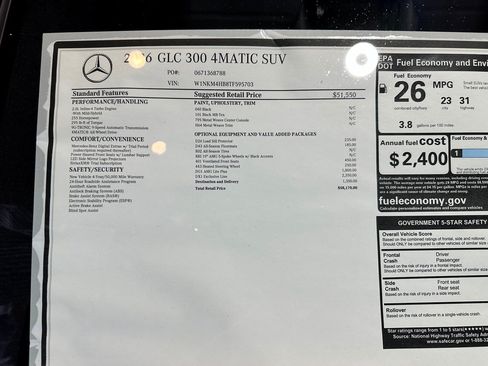 New 2026 Mercedes-Benz GLC 300 4MATIC image 16