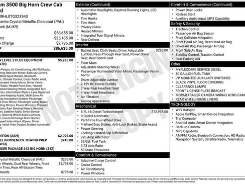New 2026 RAM 3500 Big Horn AWD/4WD image 31
