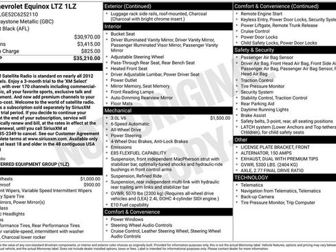 Used 2012 Chevrolet Equinox LTZ image 4