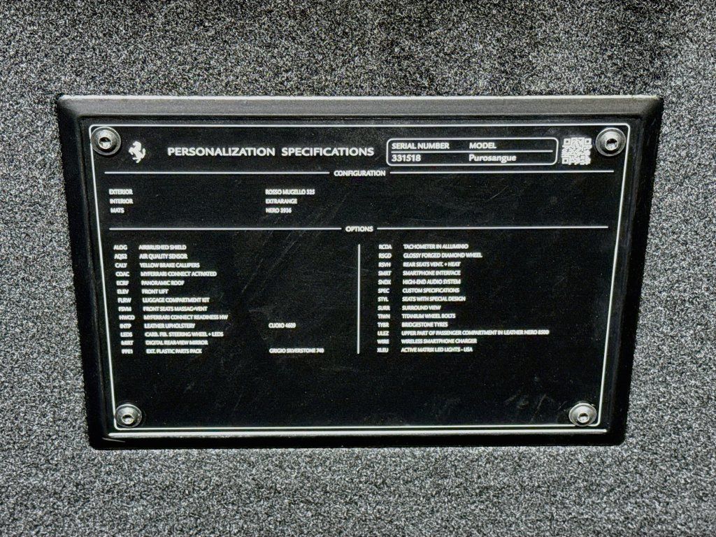 Certified 2026 Ferrari Purosangue AWD/4WD image 21