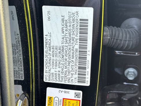 Certified 2025 Honda Accord Sport image 27