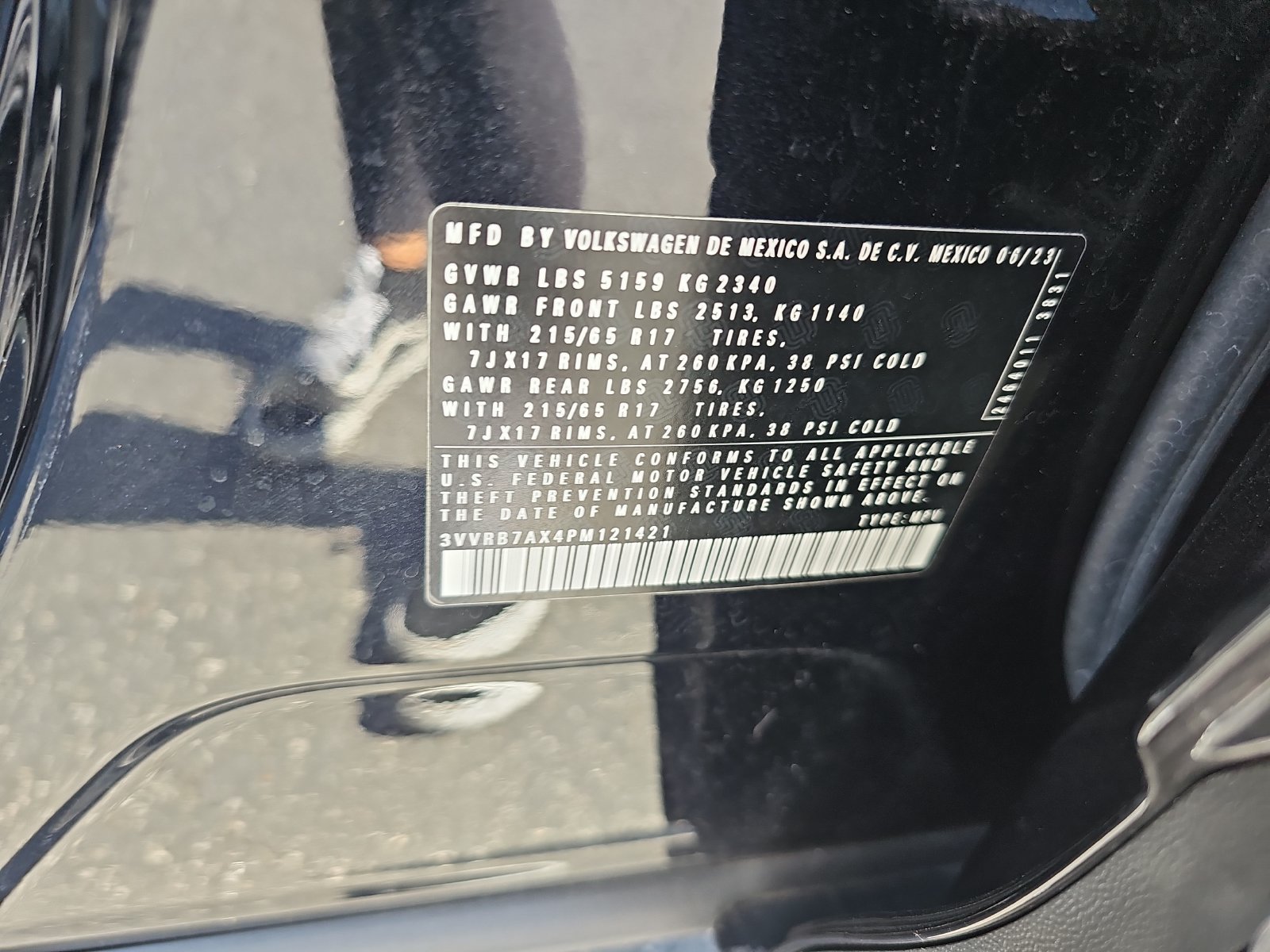 Certified 2023 Volkswagen Tiguan S FWD image 9