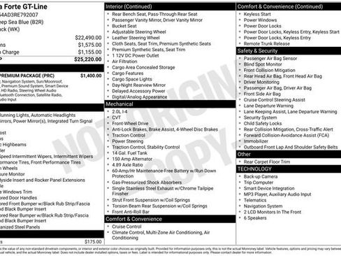 Certified 2024 Kia Forte GT-Line w/ GT-Line Premium Package FWD image 32