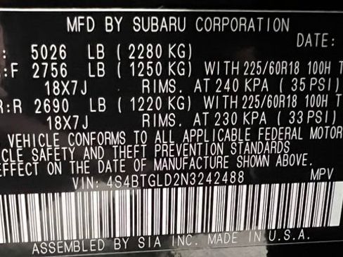 Used 2022 Subaru Outback Onyx Edition XT w/ Popular Package #2 AWD/4WD image 62